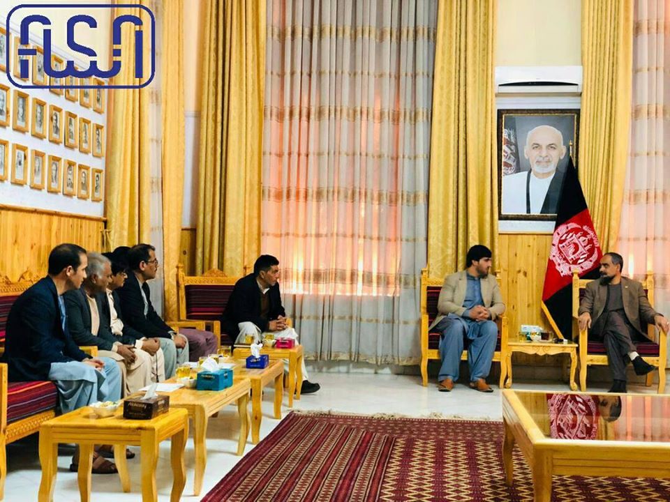 The Deputy Chief Along With delegation of the National Standard Authority Met With Herat Governor