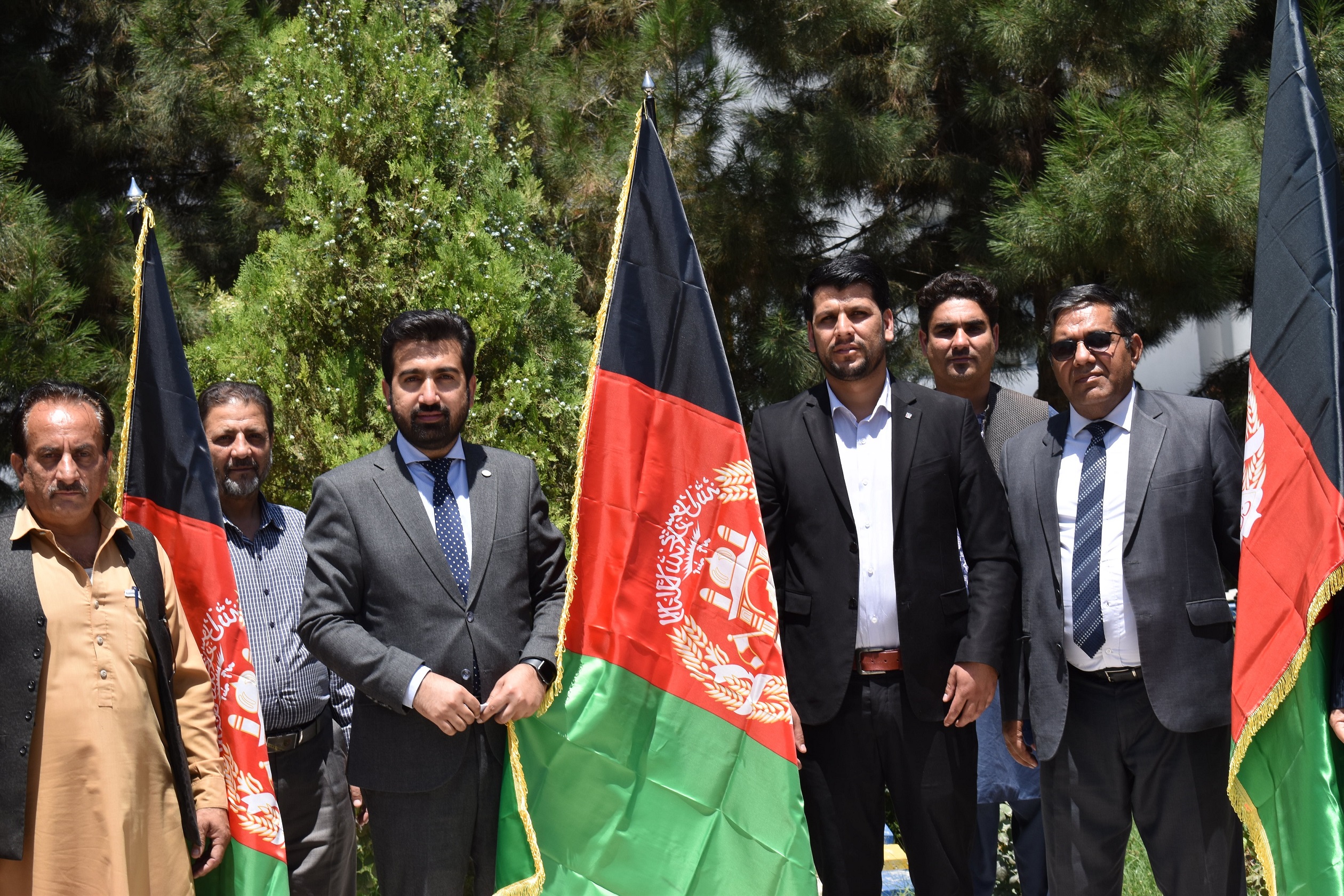 National Flag Day was celebrated at the Afghan National Standards Authority.