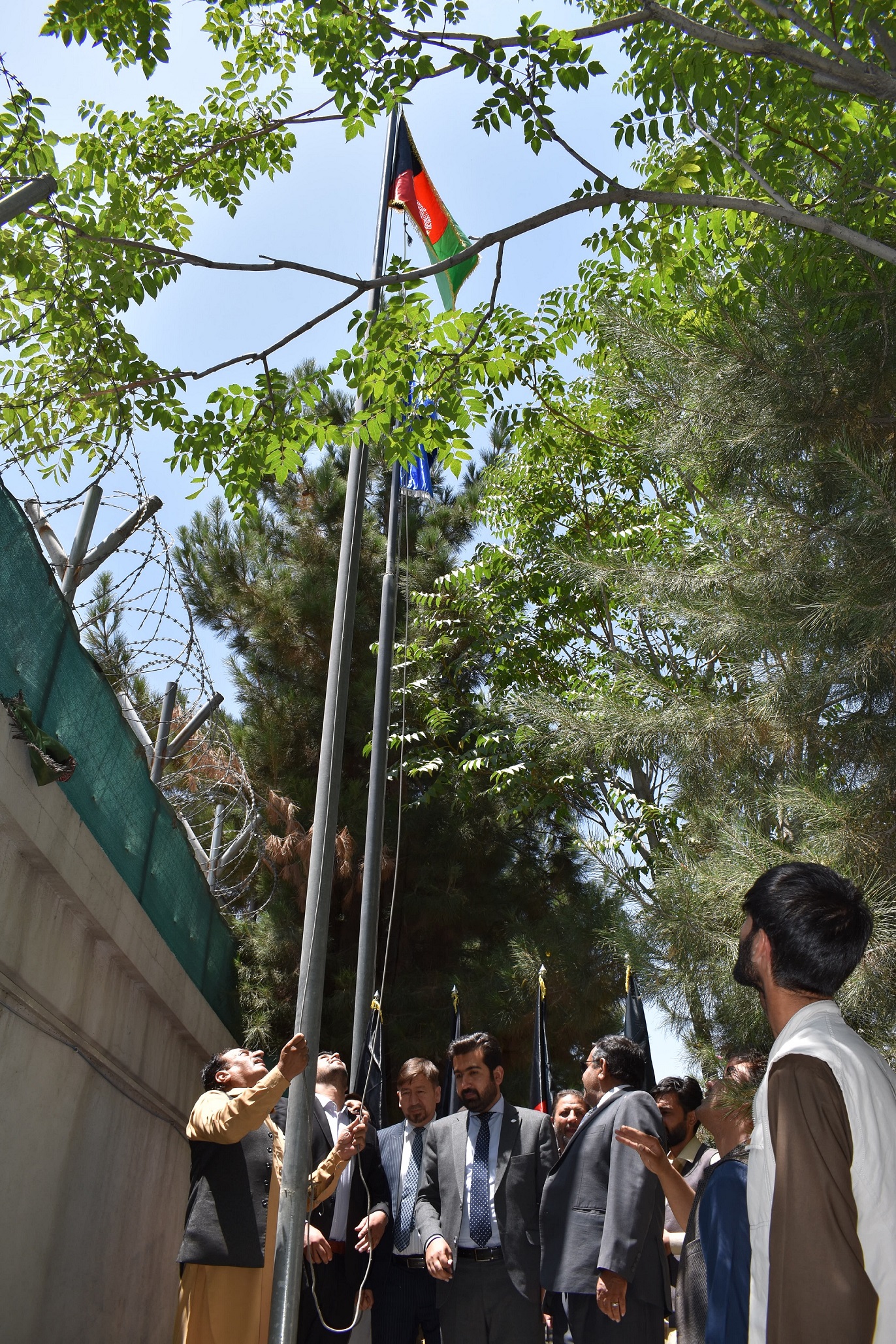 National Flag Day was celebrated at the Afghan National Standards Authority.