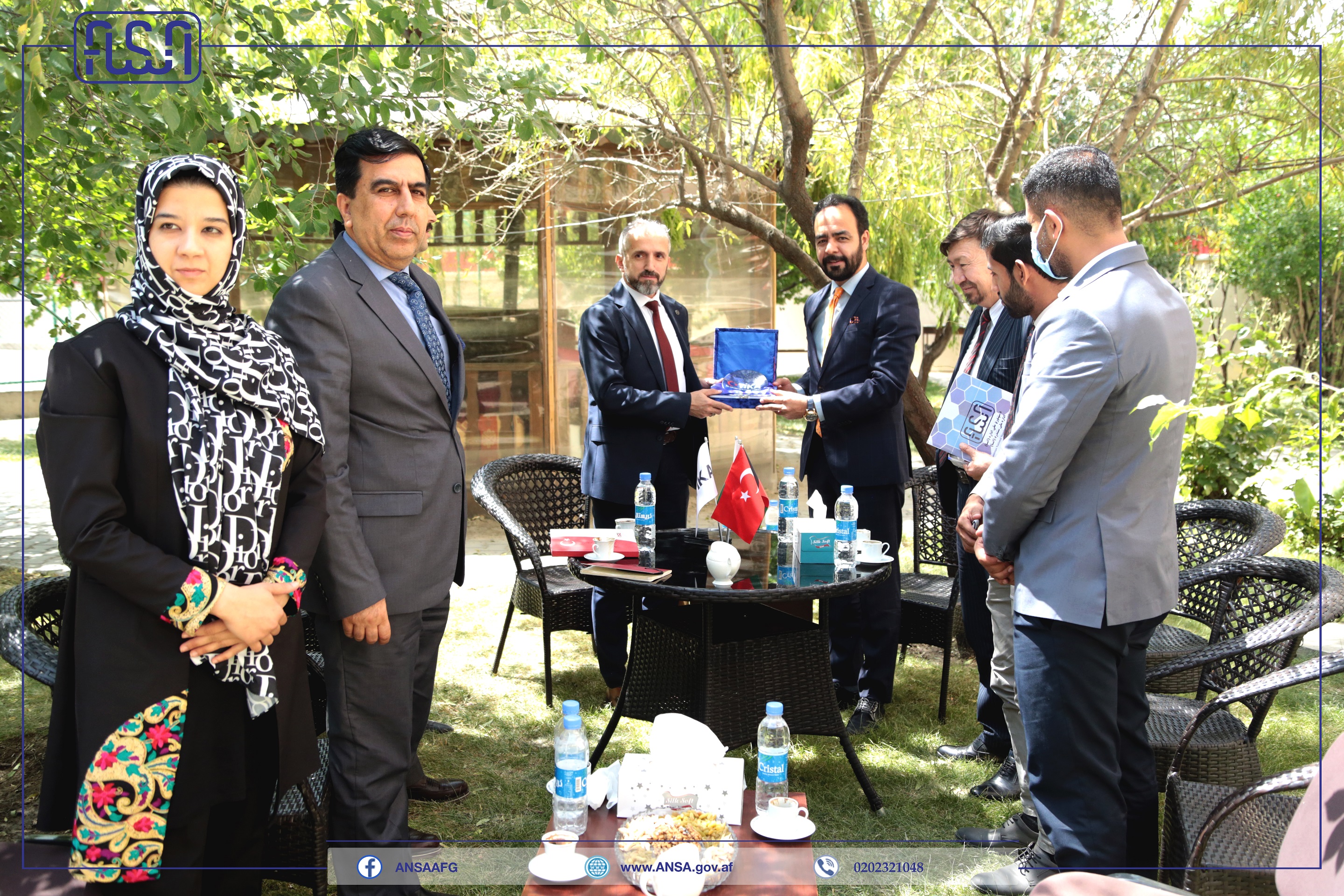 Afghanistan National Standards Authority held a joint meeting for bilateral cooperation between the agency of Coordination and Cooperation of the Islamic Republic of Turkey (TIKA).