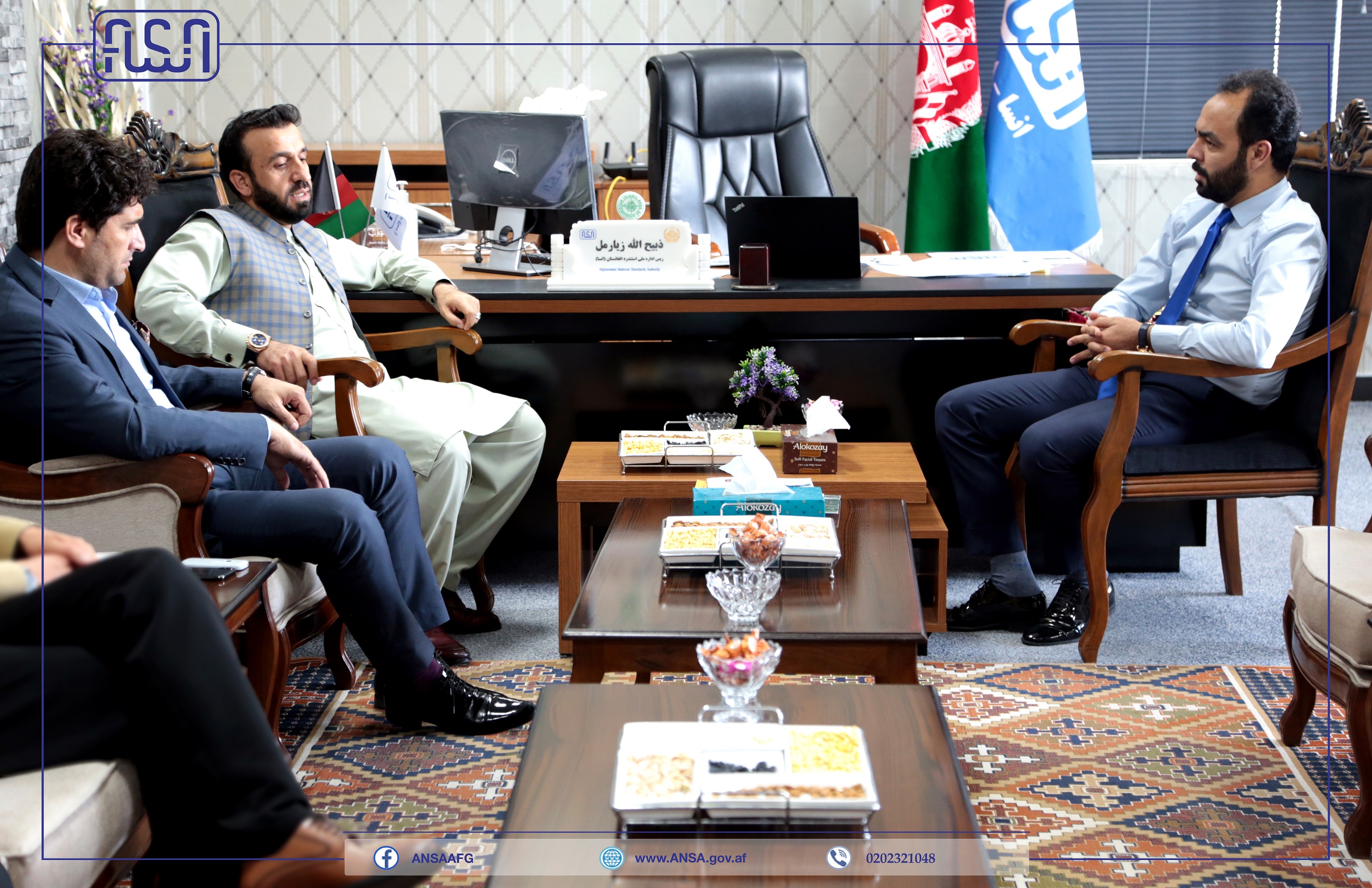 رئیس عمومی اداره ملی ستندرد با رئیس کمیسیون امور داخلی و امنیت ملی مجلس نمایندگان دیدار کرد.
