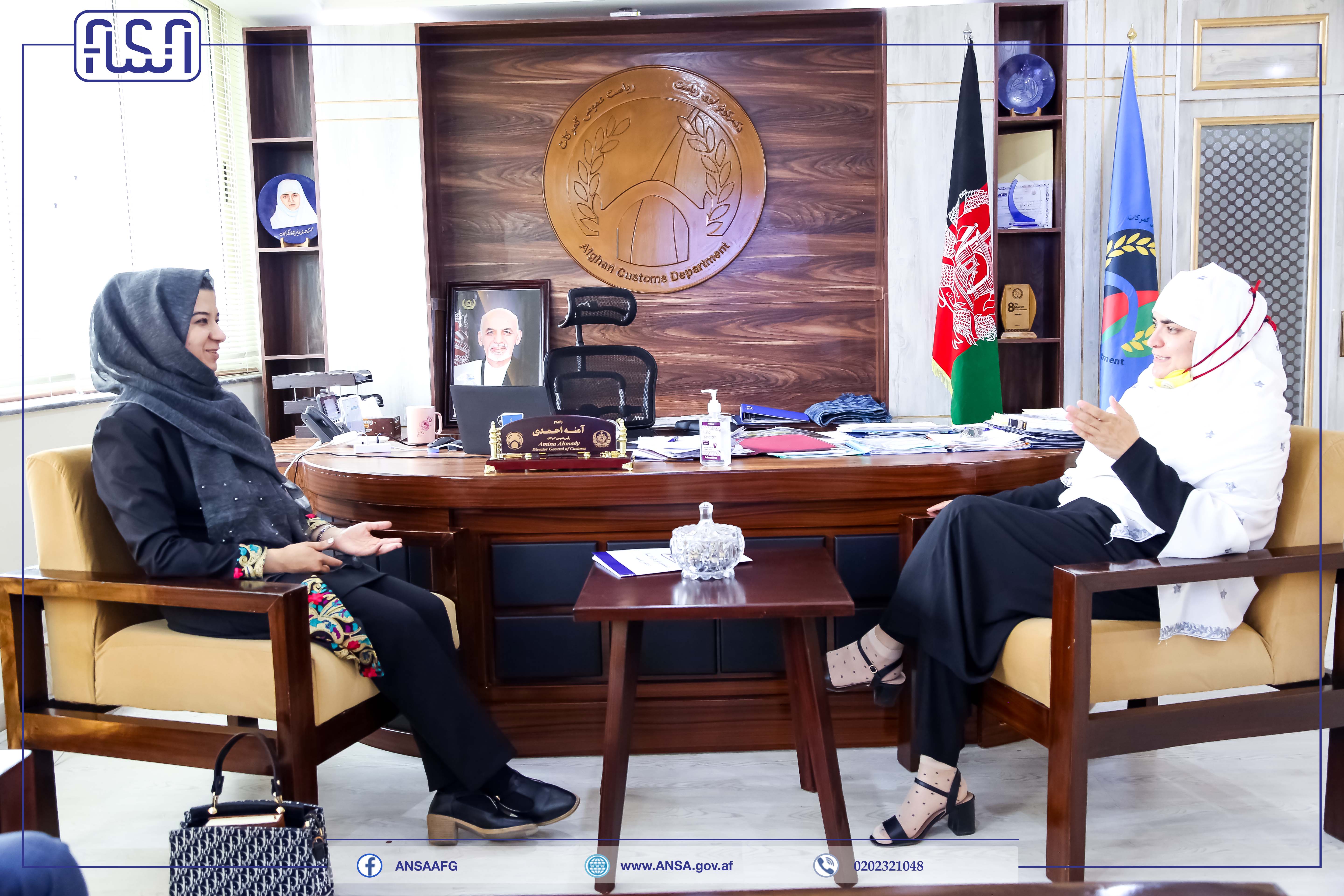 The Technical Director General of the National Standards Authority met with the Director General of Customs. 